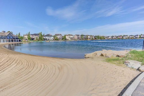 66 Crystalridge Crescent, Okotoks, AB - Outdoor With Body Of Water With View