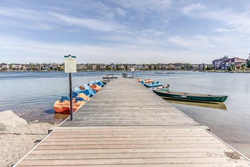 66 Crystalridge Crescent, Okotoks, AB - Outdoor With Body Of Water With View