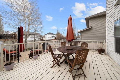 66 Crystalridge Crescent, Okotoks, AB - Outdoor With Deck Patio Veranda With Exterior