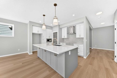 547 Mercado Avenue Se, Calgary, AB - Indoor Photo Showing Kitchen With Upgraded Kitchen