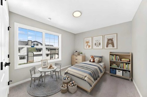 547 Mercado Avenue Se, Calgary, AB - Indoor Photo Showing Bedroom
