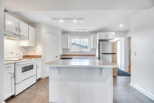223 Coventry Road Ne, Calgary, AB - Indoor Photo Showing Kitchen With Double Sink