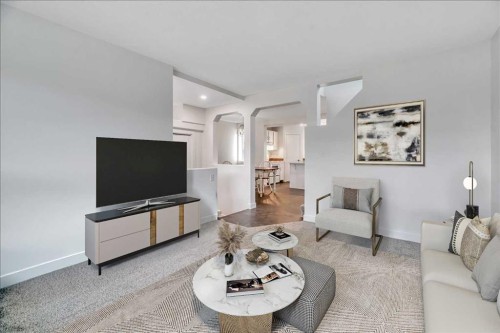 223 Coventry Road Ne, Calgary, AB - Indoor Photo Showing Living Room