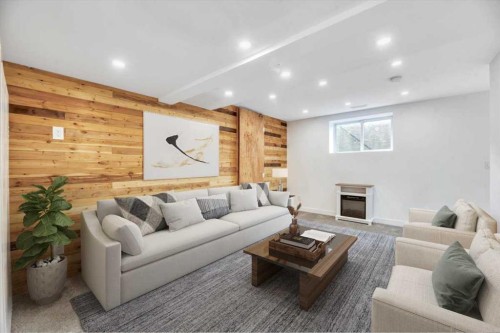 223 Coventry Road Ne, Calgary, AB - Indoor With Fireplace