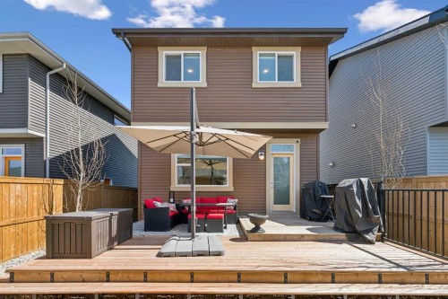 267 Sundown Road West, Cochrane, AB - Outdoor With Deck Patio Veranda With Exterior