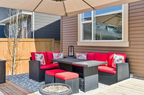 267 Sundown Road West, Cochrane, AB - Outdoor With Deck Patio Veranda With Exterior