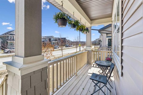 267 Sundown Road West, Cochrane, AB - Outdoor With Deck Patio Veranda With Exterior