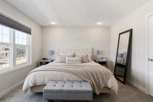 267 Sundown Road West, Cochrane, AB - Indoor Photo Showing Bedroom