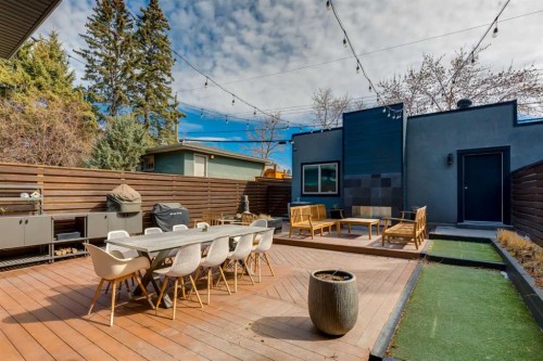2210 Victoria Crescent Nw, Calgary, AB - Outdoor With Deck Patio Veranda