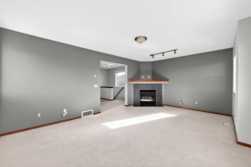 172 Kincora Drive Nw, Calgary, AB - Indoor With Fireplace