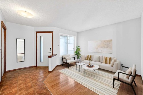 172 Kincora Drive Nw, Calgary, AB - Indoor Photo Showing Living Room