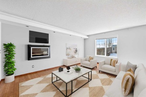172 Kincora Drive Nw, Calgary, AB - Indoor Photo Showing Living Room