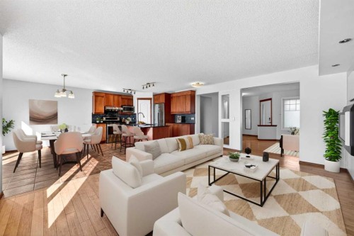 172 Kincora Drive Nw, Calgary, AB - Indoor Photo Showing Living Room