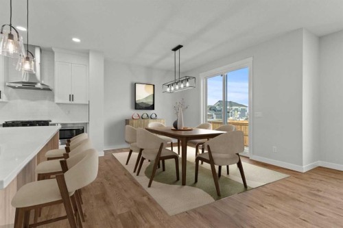 294 Kinniburgh Loop, Chestermere, AB - Indoor Photo Showing Dining Room