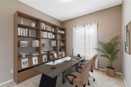 14 Elgin Meadows Way Se, Calgary, AB - Indoor Photo Showing Office