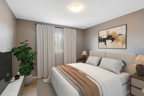 14 Elgin Meadows Way Se, Calgary, AB - Indoor Photo Showing Bedroom