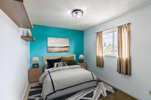 14 Elgin Meadows Way Se, Calgary, AB - Indoor Photo Showing Bedroom