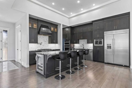 112 Cranbrook View Se, Calgary, AB - Indoor Photo Showing Kitchen With Upgraded Kitchen