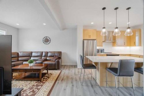 59 Walgrove Plaza Se, Calgary, AB - Indoor Photo Showing Kitchen With Stainless Steel Kitchen With Upgraded Kitchen