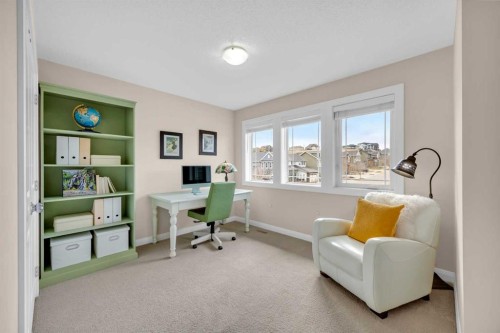 1 Westridge Way, Okotoks, AB - Indoor Photo Showing Office