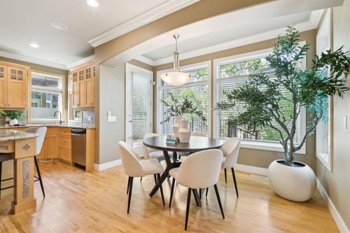 38 Evergreen Common Sw, Calgary, AB - Indoor Photo Showing Dining Room