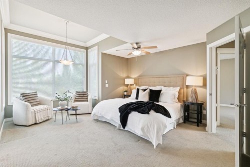 38 Evergreen Common Sw, Calgary, AB - Indoor Photo Showing Bedroom
