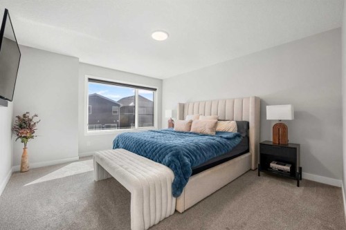 353 Seton Villas Se, Calgary, AB - Indoor Photo Showing Bedroom