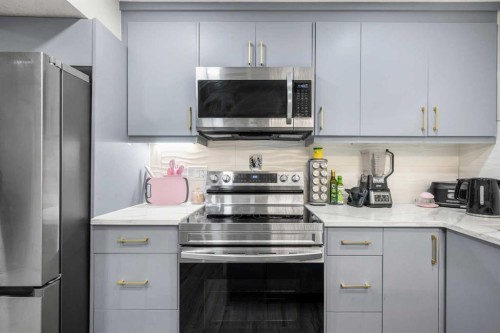353 Seton Villas Se, Calgary, AB - Indoor Photo Showing Kitchen With Upgraded Kitchen