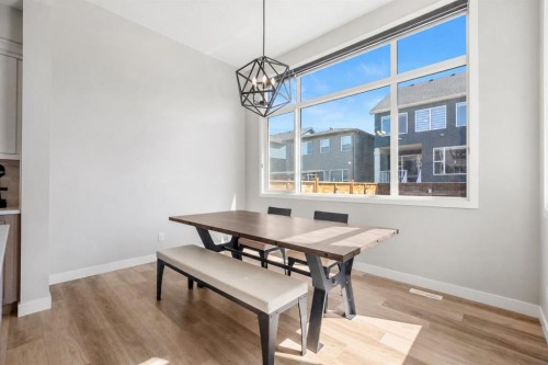 353 Seton Villas Se, Calgary, AB - Indoor Photo Showing Dining Room