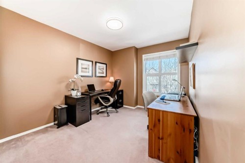 68 Tuscany Springs Way Nw, Calgary, AB - Indoor Photo Showing Office