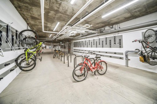 405-1408 Spring Creek Gate, Canmore, AB - Indoor Photo Showing Garage