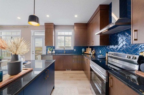 71 Ricardo Ranch Avenue Se, Calgary, AB - Indoor Photo Showing Kitchen
