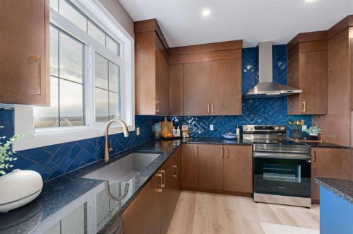 71 Ricardo Ranch Avenue Se, Calgary, AB - Indoor Photo Showing Kitchen