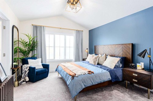 71 Ricardo Ranch Avenue Se, Calgary, AB - Indoor Photo Showing Bedroom