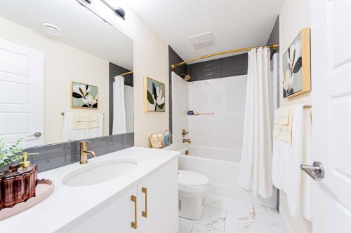71 Ricardo Ranch Avenue Se, Calgary, AB - Indoor Photo Showing Bathroom