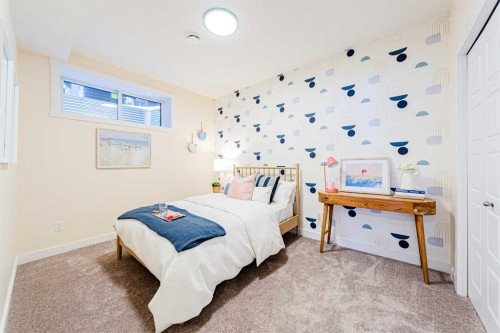 71 Ricardo Ranch Avenue Se, Calgary, AB - Indoor Photo Showing Bedroom
