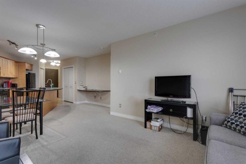 403-3101 34 Avenue Nw, Calgary, AB - Indoor Photo Showing Living Room