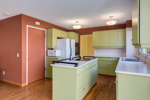 43 Mapleburn Drive Se, Calgary, AB - Indoor Photo Showing Kitchen With Double Sink