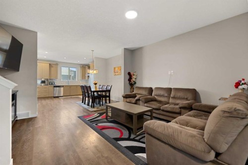286 Cornerstone Crescent Ne, Calgary, AB - Indoor Photo Showing Living Room