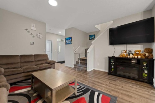 286 Cornerstone Crescent Ne, Calgary, AB - Indoor Photo Showing Living Room