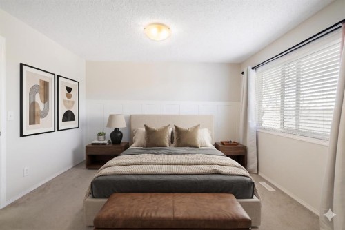 47 Covehaven Mews Ne, Calgary, AB - Indoor Photo Showing Bedroom