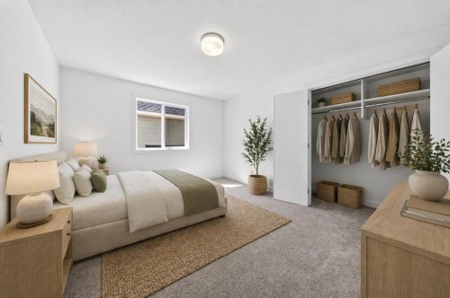 152 Copperhead Road Se, Calgary, AB - Indoor Photo Showing Bedroom