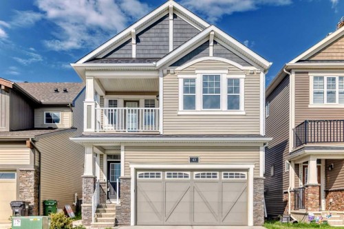 43 Carrington Crescent Nw, Calgary, AB - Outdoor With Balcony With Facade
