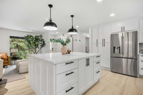 235 Lake Rosen Crescent Se, Calgary, AB - Indoor Photo Showing Kitchen With Upgraded Kitchen