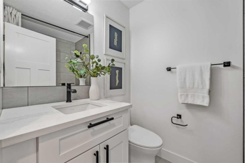235 Lake Rosen Crescent Se, Calgary, AB - Indoor Photo Showing Bathroom
