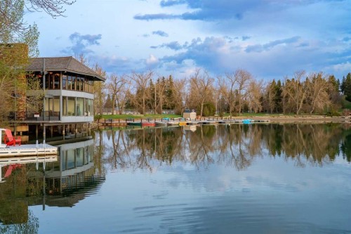 235 Lake Rosen Crescent Se, Calgary, AB - Outdoor With Body Of Water