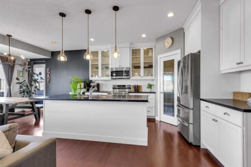 317 Panora Way Nw, Calgary, AB - Indoor Photo Showing Kitchen With Upgraded Kitchen
