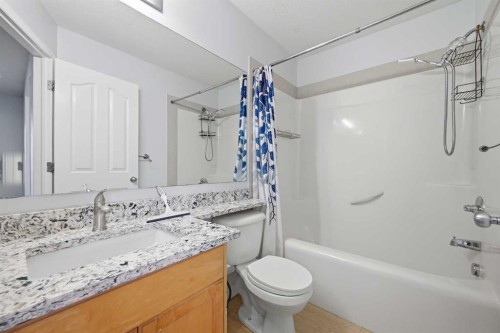 256 Saddlecrest Boulevard Ne, Calgary, AB - Indoor Photo Showing Bathroom