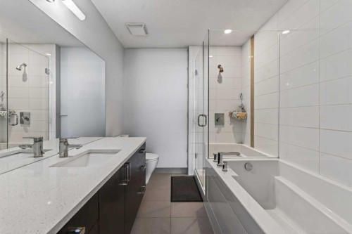 301-16 Auburn Bay Link Se, Calgary, AB - Indoor Photo Showing Bathroom