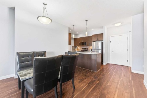 301-16 Auburn Bay Link Se, Calgary, AB - Indoor Photo Showing Kitchen